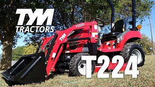 TYM Tractors T224 Product Overview [upl. by Lytsirhc]