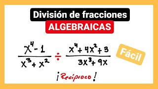 División de fracciones algebraicas [upl. by Celina]