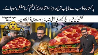 Free Tripple layer Pizza New Gulshan ki Branch Yellow Taxi pay [upl. by Pizor]