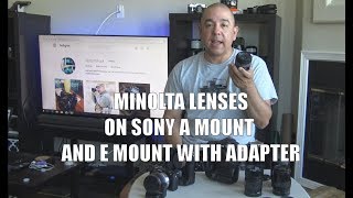 Minolta Lenses on Sony A and E Mount with LAEA4 adapter Sample Images [upl. by Kurtis349]