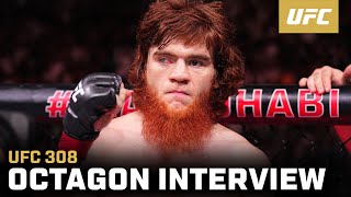 Shara Magomedov Octagon Interview  UFC 308 [upl. by Jean350]