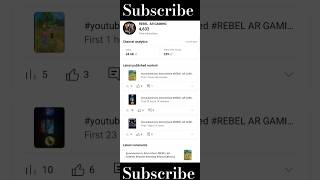 youtubeshorts shortsfeed REBEL AR GAMING freefire trending ffshorts [upl. by Amlas]