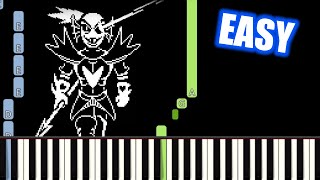 Battle Against a True Hero  Undertale  EASY Piano TutorialSynthesia TopAnimeMusic [upl. by Livia613]