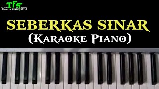 KARAOKE PIANO  Seberkas Sinar Nike Ardilla Nada Cewe Cowok [upl. by Nnainot]