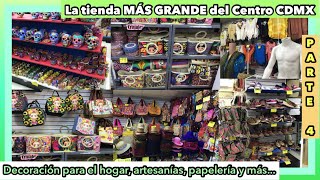 LA TIENDA MÁS GRANDE CENTRO CDMX  DECORACIÓN PARA EL HOGAR Y FIESTA ARTESANIAS PAPELERÍA KAWAII [upl. by Driskill]