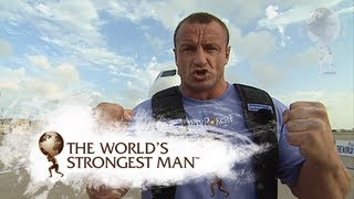 2009 Plane Pull Mariusz Pudzianowski  Worlds Strongest Man [upl. by Currie]