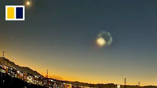 ’UFO’ spotted by Beijing residents [upl. by Mandelbaum143]