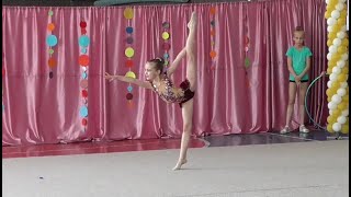 Rhythmic Gymnastics  Performance without apparatus  Uliana Gricenko [upl. by Haodnanehs868]