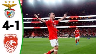 Benfica vs Santa Clara 41 Kerem Aktürkoğlu Goal All Goals and Extended Highlights [upl. by Ranita102]