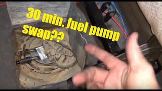 2005 Chevy Avalanche Fuel Pump Access [upl. by Padegs759]