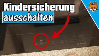 Kindersicherung am Herd ausschalten amp einschalten  Anleitung ⚡️ [upl. by Mohamed680]