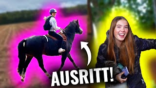 Ich gehe mit LEA AUSREITEN Handy fast runtergefallen  VLOG 343 [upl. by Nomar]