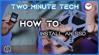 How to add storage to your PC  StepbyStep Install an SSD  Two Minute Tech [upl. by Rhu]