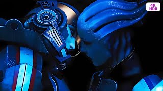 MASS EFFECT 13 LEGENDARY EDITION All Femshep and Liara Romance Scenes 4K 60FPS HDR PS5 [upl. by Eiliab517]