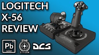 Logitech X56 Rhino HOTAS for DCS World Star Citizen amp MSFS [upl. by Euqnomod79]