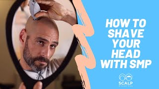 How to Shave Your Head with Scalp Micropigmentation [upl. by Kammerer]