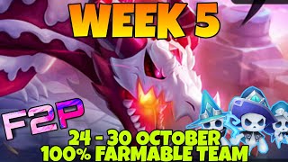 WEEK 5  RED VELVET DRAGON TEAM SUMMONERS WAR [upl. by Purcell]