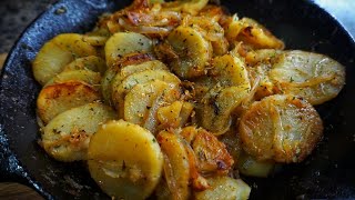 Easy Southern Style Skillet Sauteed Potatoes  Side Dish [upl. by Ennylyak]