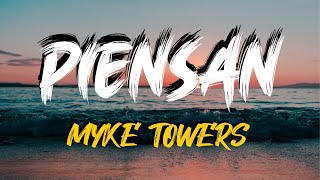 Myke Towers  EQUIX Lyric Video [upl. by Yatnwahs515]