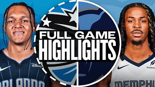 MAGIC at GRIZZLIES  FULL GAME HIGHLIGHTS  October 26 2024 [upl. by Dira962]