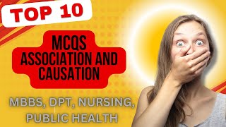 Association amp causation  Community medicine  MCQs [upl. by Barboza]