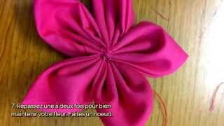 Fabriquez des fleurs en tissu  DIY Arts créatifs  Guidecentral [upl. by Sinnaoi]