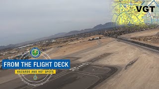 From the Flight Deck  North Las Vegas Airport VGT [upl. by Octavius]