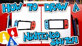 How To Draw A Nintendo Switch  Challenge Time [upl. by Lothario]