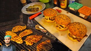 Grilled Chicken Burger Recipe  Direct from Grill House [upl. by Omsare]