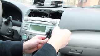 Toyota Camry 20072011 InDash Car Phone Holder Install amp Usage [upl. by Hedelman]