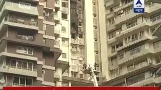 Fire breaks out at Cuffe Parades Maker Chambers in Mumbai two dead [upl. by Dov421]