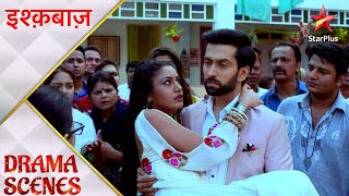 Ishqbaaz  इश्क़बाज़  Shivaay ne utha liya Anika ko apni baahon mein [upl. by Nosidda815]