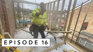 Timber framing the first floor extension  The Home Extension  Episode 16 [upl. by Puttergill]