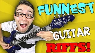 TOP 10 Funnest Guitar Riffs to Play [upl. by Marguerita]