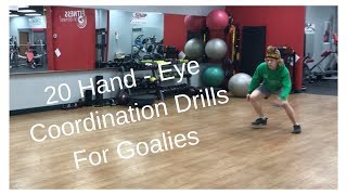 20 Hand  Eye Coordination Drills For Hockey Goalies [upl. by Ihtac]