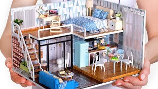 5 DIY Miniature Doll House Rooms [upl. by Anitel]