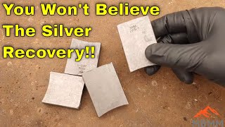 Smelting Pure Silver From Industrial Scrap [upl. by Ennayhs685]