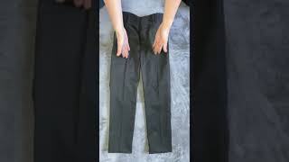 How to fold trousers with a crease [upl. by Samaj]