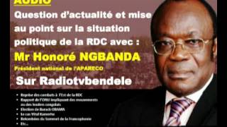 HONORE NGBANDA Sur Radio Bendele Samedi 17 Novembre 2012 Questions dactualités [upl. by Barcellona]