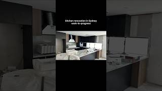 Kitchen Renovation in Sydney Modern Minimalistic Black kitchen design Australian interior design [upl. by Ainoval]