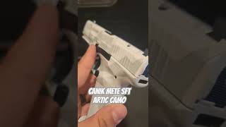 Canik Mete SFT Artic White Camo gun shooting canik 9mm [upl. by Lebasiairam]