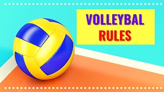 10 Volleyball Rules for Beginners [upl. by Selia342]