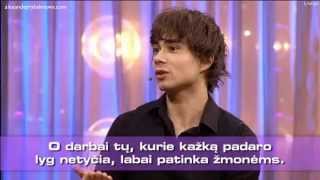 Alexander Rybak  Lithuanian show quotKK2 penktadienisquot 17022015 [upl. by Jallier]