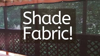 Install Shade Fabric on a Patio [upl. by Tahmosh]