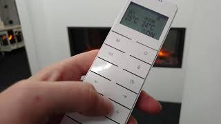 How To Use Your Electric Fire Remote Control [upl. by Annet]