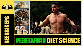 VEGETARIAN Bodybuilding Diet Science  BeerBiceps Veg Muscle [upl. by Nethsa]