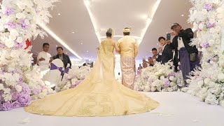 K amp E Myanmar Traditional Wedding  Oriental House Cattleya Wedding Planning  Mandalay Myanmar [upl. by Garrard]