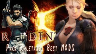 Resident Evil 5  SUPER PACK MODS COLETANIA  BEST MODS  01 [upl. by Nnayelhsa]