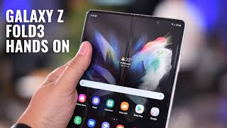 Samsung Galaxy Z Fold3 5G  Hands On Video [upl. by Carita570]