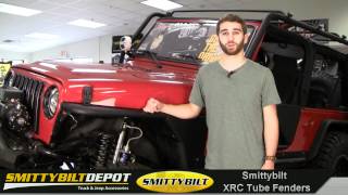 Smittybilt  XRC Tube Fenders  Jeep Armor amp Protection [upl. by Wilkison149]